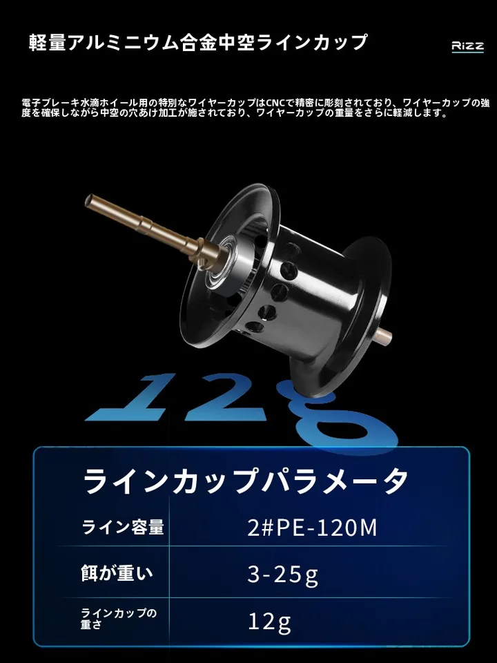 RIZZ 電子ブレーキキット 釣りリール用 P4P5B5世代 ドロップショット