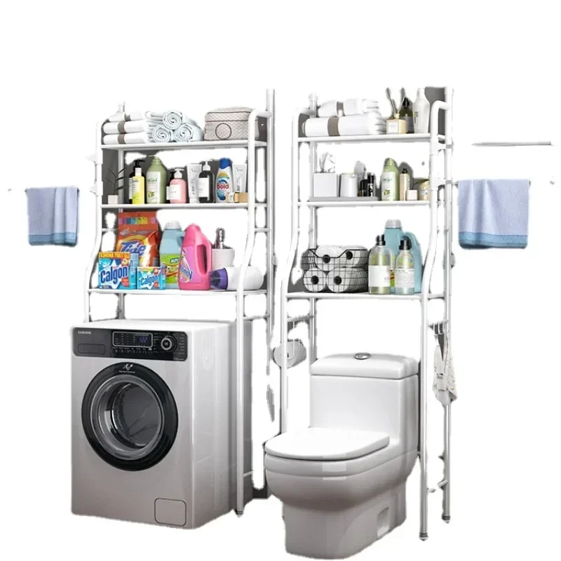 

Floor-Standing Wall-Mounted Toilet Bath Toilet Bathroom Storage Rack