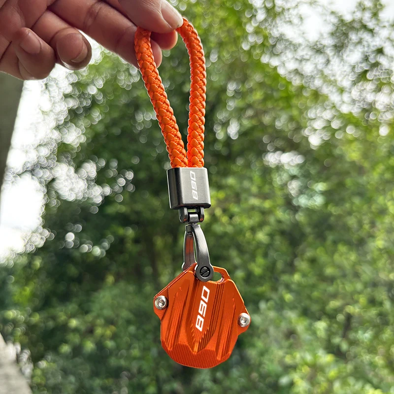 NEW Fit For KTM DUKE 890 ADV 890 ADV 890 ADVENTURE DUKE890 Motorcycle Accessories CNC Key cover shell case & Keychanin Keyring