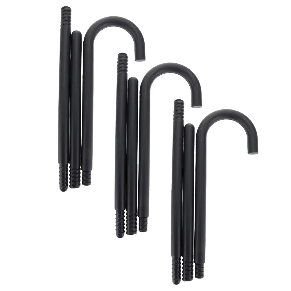 3 szt. Laska Kostiumowa dla Dzieci na Imprezę, Rekwizyt do Występów Scenicznych, Halloween, Cosplay, Akcesorium Taneczne, Laska Czarodzieja do Chodzenia