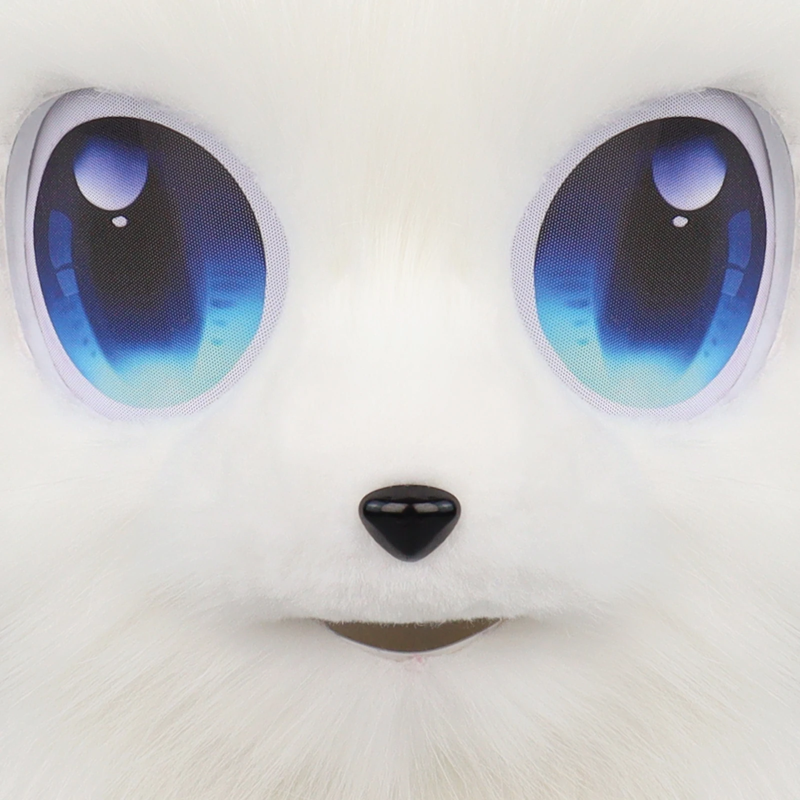 Animal Head Mask Furry Fursuit Plush Dog Fox Masks for Parties Cosplay Costume Accessory