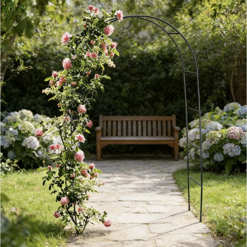 

Climbing Plant Support Garden Arch Rose Flower Stand Outdoor Courtyard Wedding Decoration Balloon Arch Stand Climbing Vine Flowe