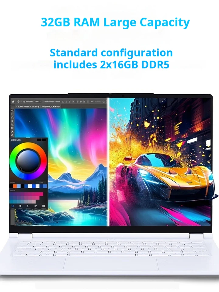 MECHREVO ノートPC 4070 RAM32gb MECHREVO 14X 14 Inch AMD R7-8745HS CPU 32GB RAM 1TB SSD 2.5K 120Hz