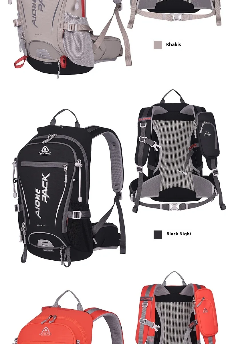 Aione Leichter Wanderrucksack, 25 l, Wander-Tagesrucksack, leichter Fahrradrucksack, atmungsaktiver Tagesrucksack für Damen und Herren – Detail 12