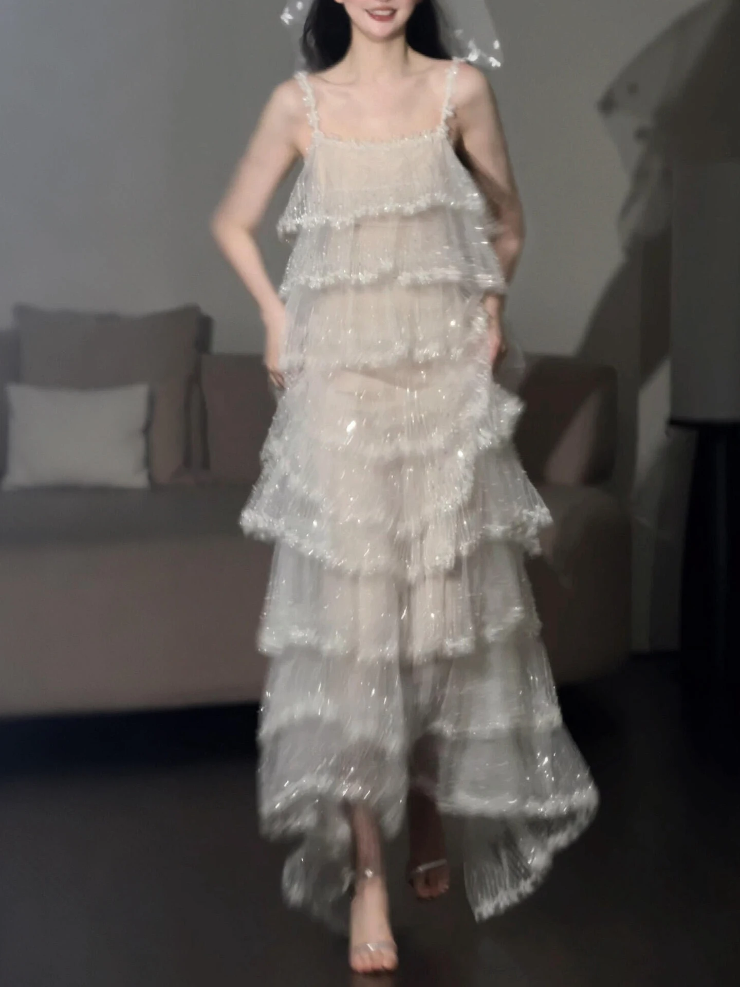 

Весенне-летнее короткое свадебное платье, женский утренний халат, простое платье для фотосессии невесты, юбка для помолвки, юбка А-силуэта с завышенной талией