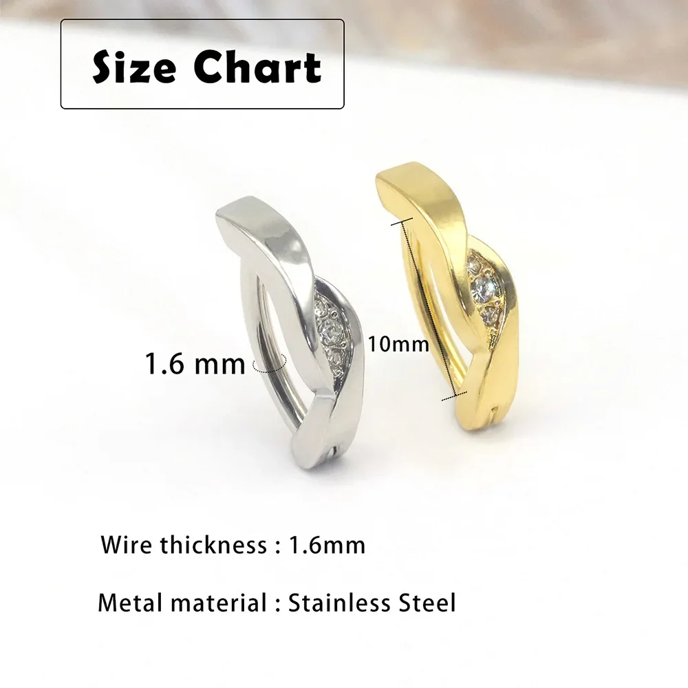 New Stainless Steel Navel Ring Navel Nail Piercing Inlaid Zircon Belly Button Rings Puncture Jewelry Wholesale