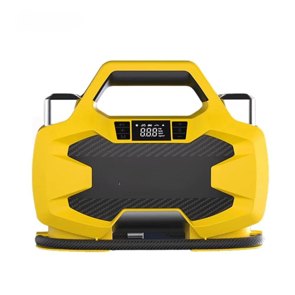 مضخة هواء للسيارة مصنوعة من مادة ABS 12 فولت مع شاشة LED رقمية ومنفاخ إطارات ذكي لكرة الدراجة النارية #4