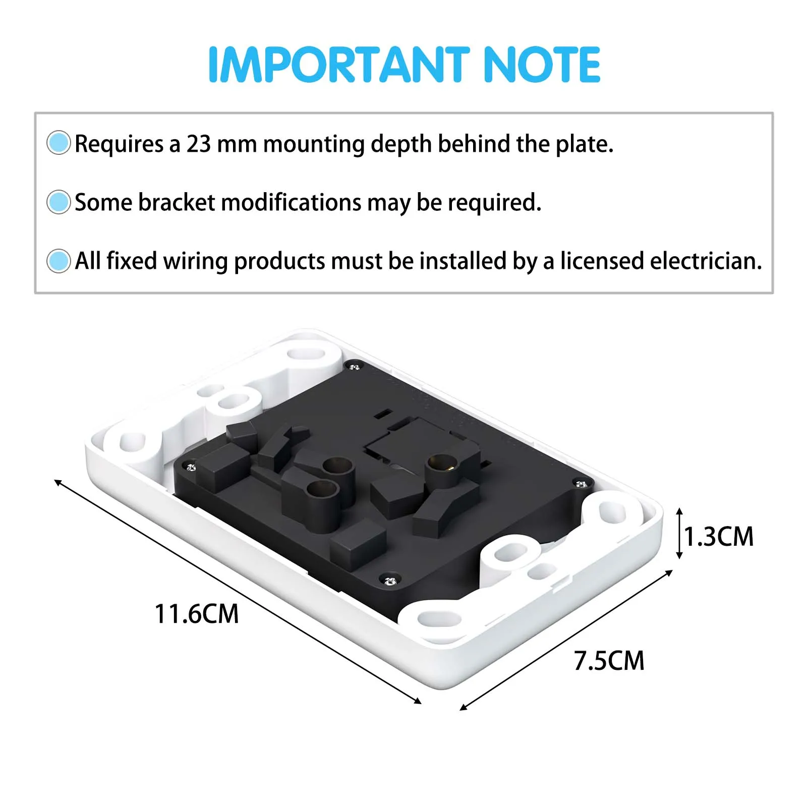 مقبس حائط كهربائي AU ، V ، نقطة طاقة مزدوجة ، منفذ GPO ، تحكم فردي من النوع I ، مفتاح فردي ، معيار أسترالي ، 2