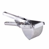 Household Stainless Steel Potato Ricer Silver Potato Crusher Potato Masher Hand Press Manual Juicer Supplementary Food