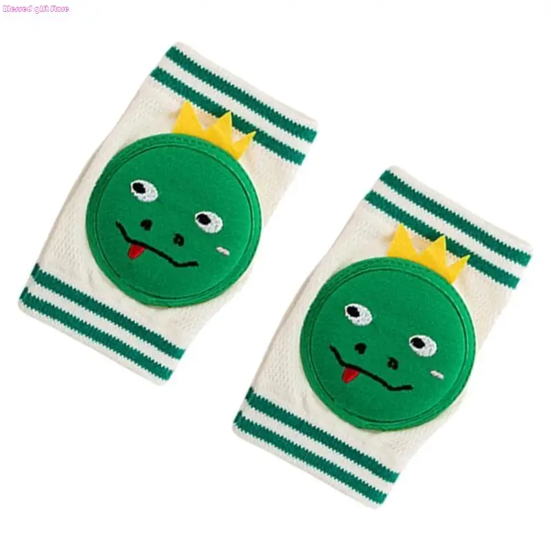 

D0JC Thickened Baby Kneepads Nonslip Design Crawling Protections for Infant 0-2 Year