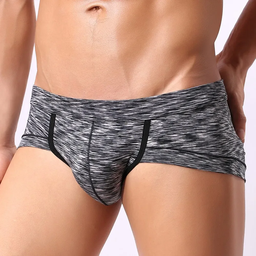 Men's Lowrise Triangle Briefs Comfortable and Stylish Breathable Printing Red/Black/Purple/Blue/Yellow Designs - Image 2