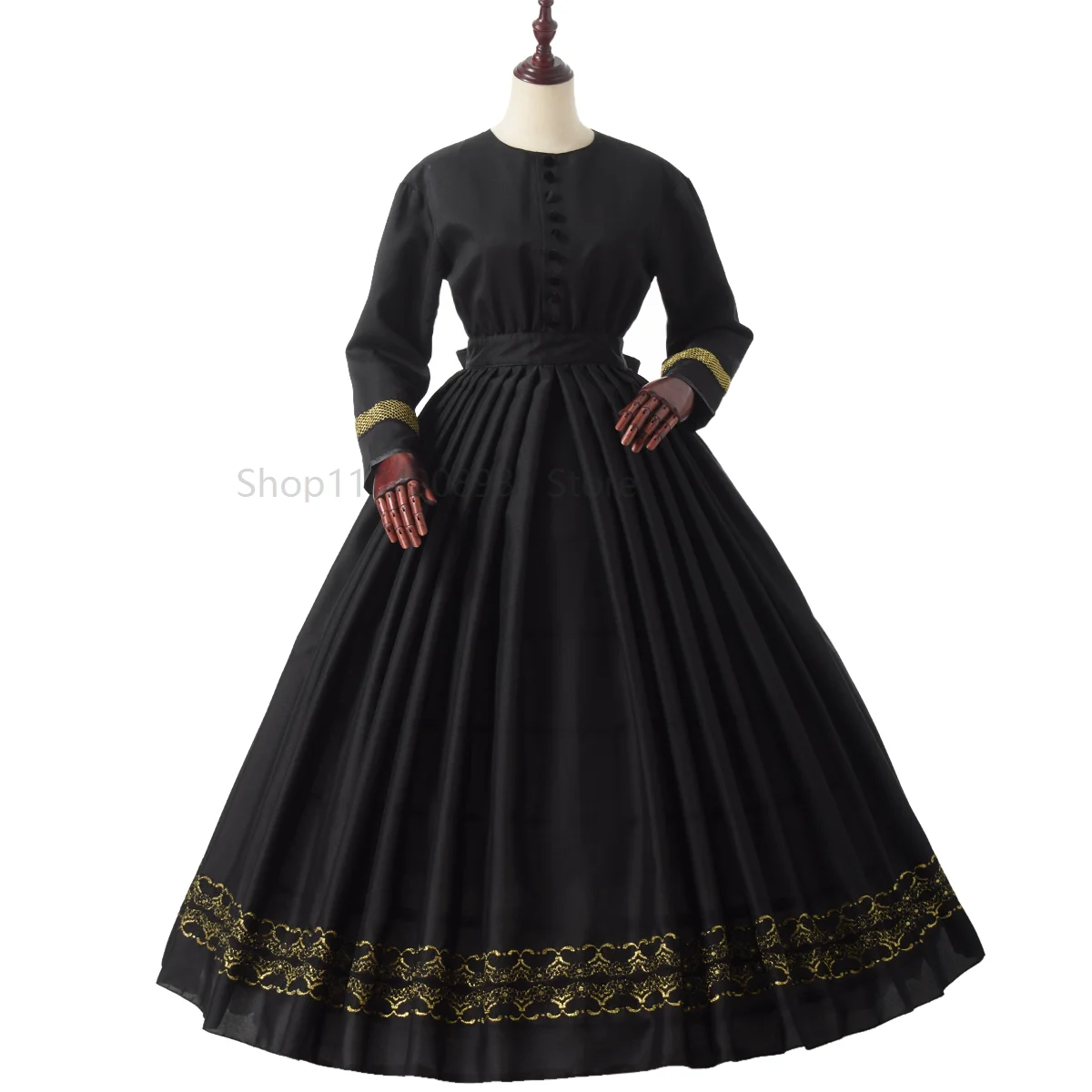 

Historical Era Victorian Dress Vintage Medieval Ball Gown Costume Halloween Princess Cosplay Costume
