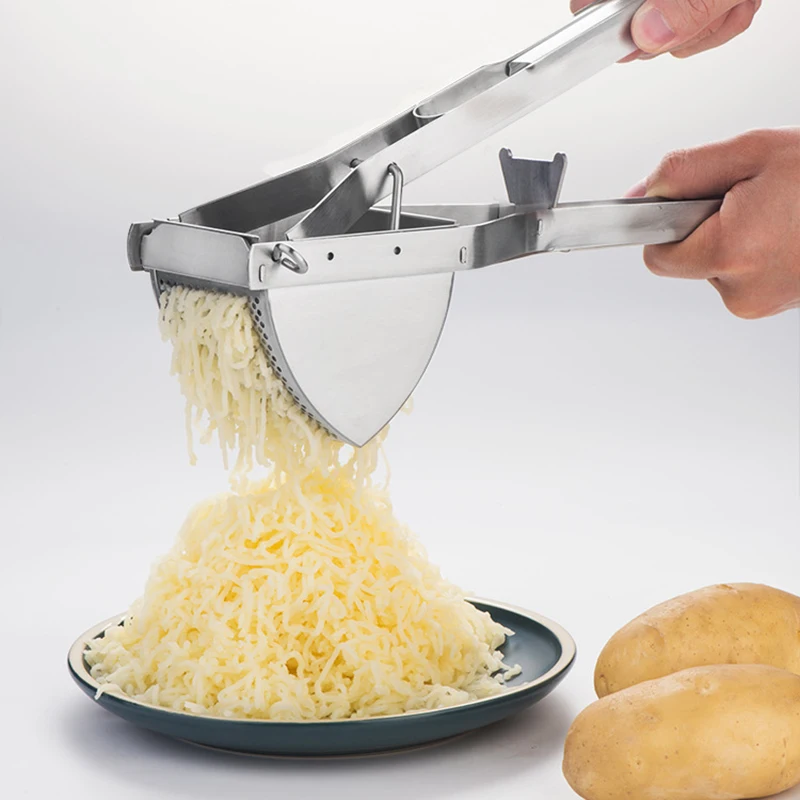 

Potato Masher Ricer Manual Fruit Masher Stainless Steel Detachable Pumpkin Carrot Masher Press and Mash Potato Masher Tool