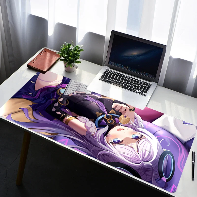 

Mouse Pad Laptop Extended Desktop Mat Rubber Computer Gamer Mousepad PC G-genshin Impact Citlali Gaming Accessories Keyboard Pad