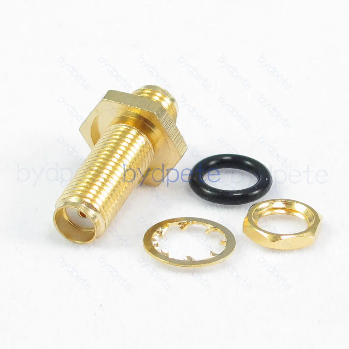 

T Type RP-SMA Male Plug to 2 Double SMA Female Jack RF Connector Adapter Tanger