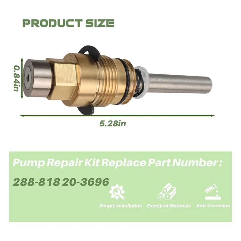 -A14E Ulepszony zestaw naprawczy uszczelnienia pompy Tłoczysko ze stali nierdzewnej Pasuje do XR5 XR7 XR9 SR7 170 Tradesman(SW) Prox7 Prox9