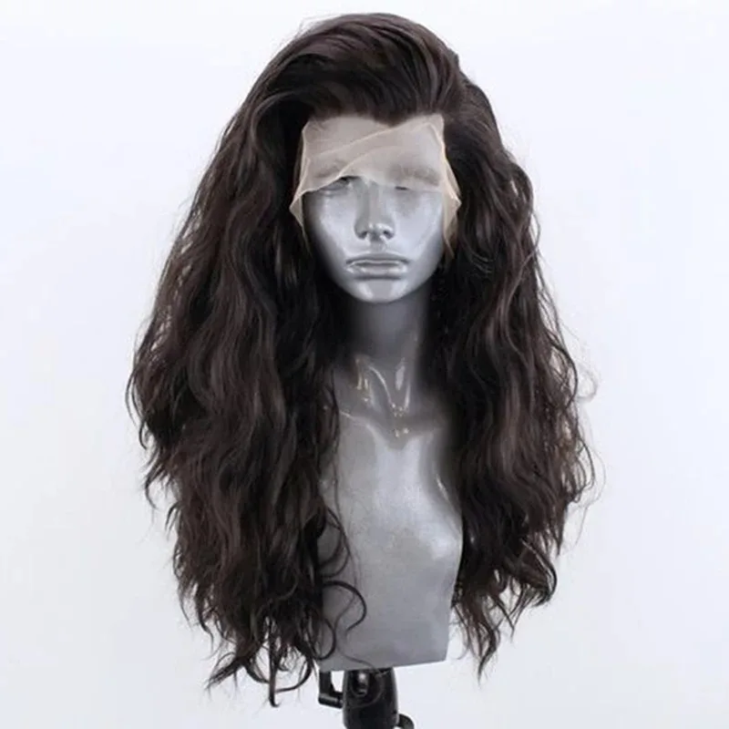 13X4 غلويليس الدانتيل الجبهة الباروكات للنساء براون الجسم موجة الدانتيل الباروكة الأمامية الاصطناعية قبل قطعها 200% الكثافة