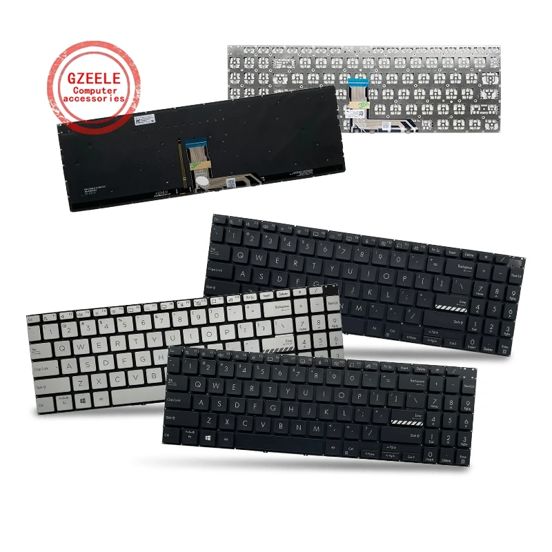 US Laptop Keyboard For ASUS Pro 15 M3500 M3500Q/QA/U FL8850U FL8850I K6500 K6500Z Pro 16X M7600 M6500 M6500Q K3500/P X3500/PH