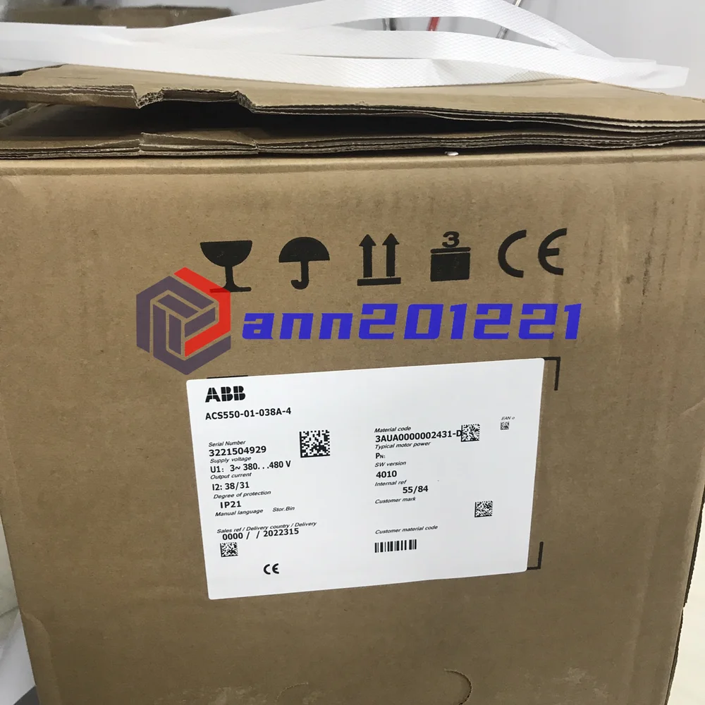 1pcs Brand New ones ABB inverter ACS550-01-038A-4 transmission 18.5KW