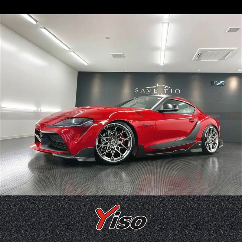 Suitable for SUPRA A90 Modified Carbon fiber TOMS Front Lip Aerodynamic kit Front Spoiler view 3