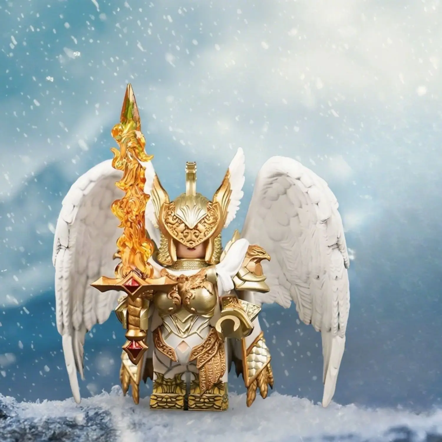 

Uriel Archangel Building Block Toy Series Trendy Toys Figure Peripheral Model Classic Decoration Kids Birthday Festival Gift Toy