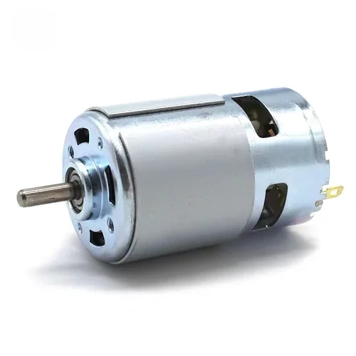 Imagen 2 del producto Motor DC 12V 775 doble rodamiento de bolas RS775 alto par poco ruido alto RPM śmigło wentylatora дuziгатель