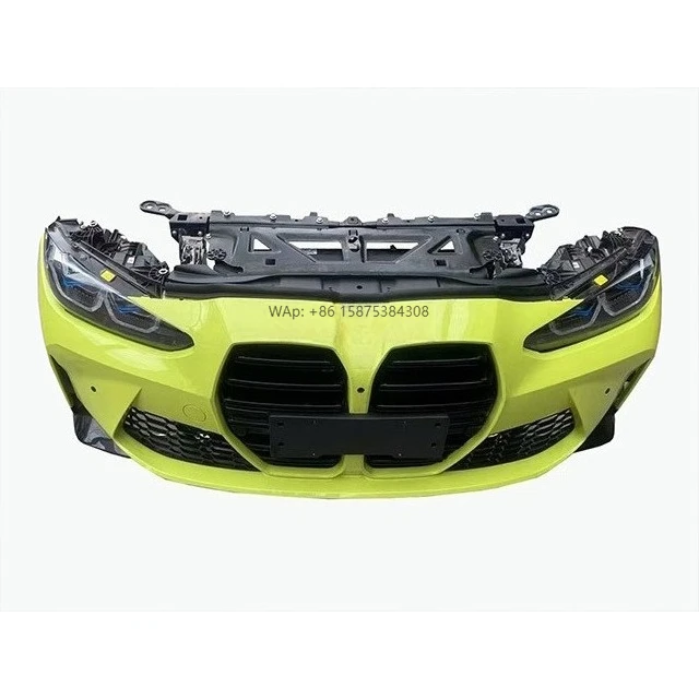 For M4 G80 G82 Front Bumper Headlights Radiator Fan Parking Sensor Wiring Harness Absorber Diffuser