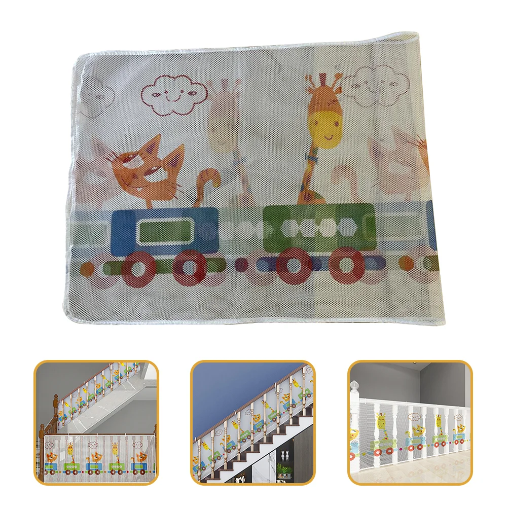 

Stair Protection Net Crib 300x79cm Balcony Banister Guard Mesh Liner Rail Cover Safety Child