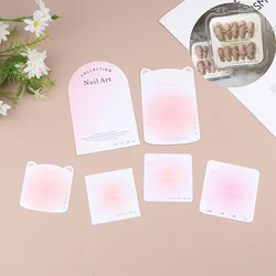 10PCS Press-On Nail Packaging Display Handmade False Design Swatch Show Card Manicure Sample Salon