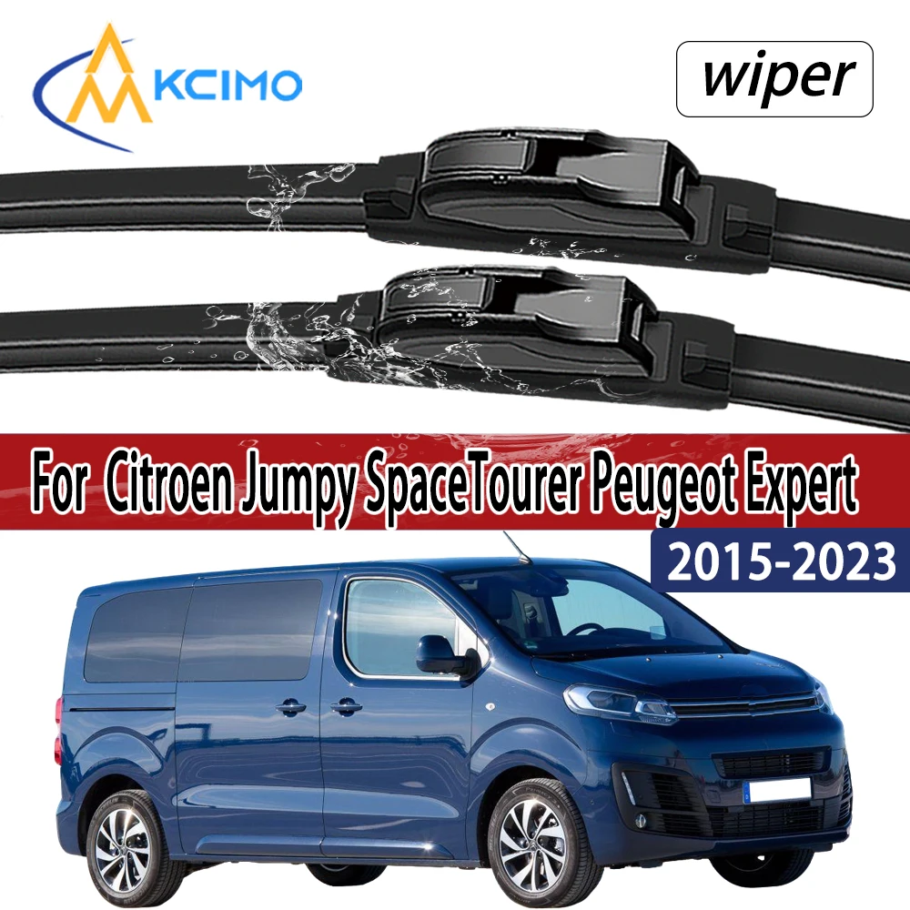 Für Citroen Jumpy SpaceTourer Peugeot Expert 2015 - 2023 Frontscheibenwischerblätter 2 Stück Windschutzscheiben-Fenster-Zubehör