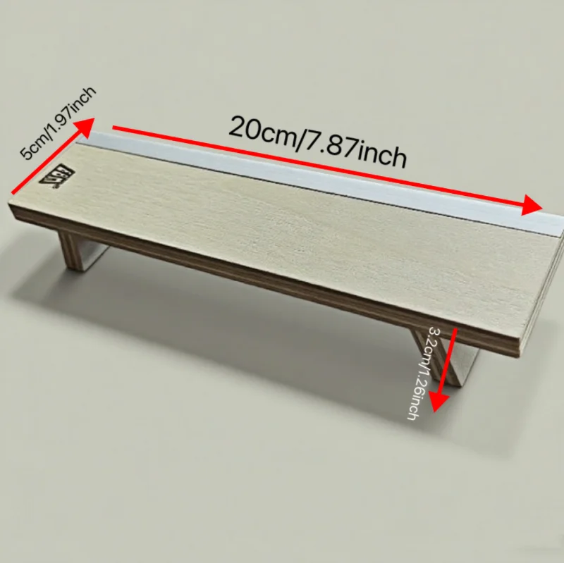 Mini Fingerboard Ramp Set Portable Quarter Pipe & Rail for Tech Deck Practice Desktop Skate Park Obstacles for Fingerboarding