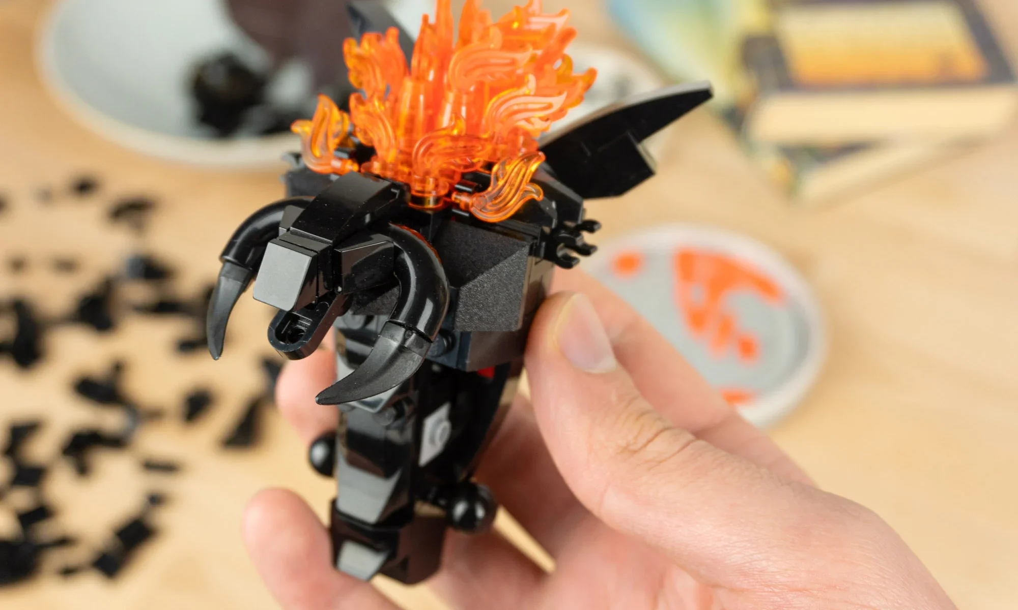 MOC Lordes Ringen Balrogs Monster Bouwsteen Set Klassieke Filmkarakters Bricks Mecha Model Speelgoed voor Volwassen Collectie Cadeau