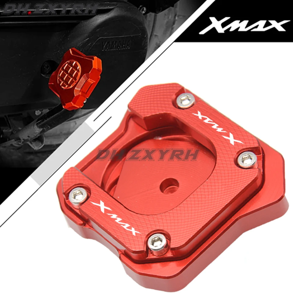 

For Yamaha XMAX 300/250/125/400 Center Stand Shoe Support Middle Stand Enlarger Pad Cover Foot Accessories Parts