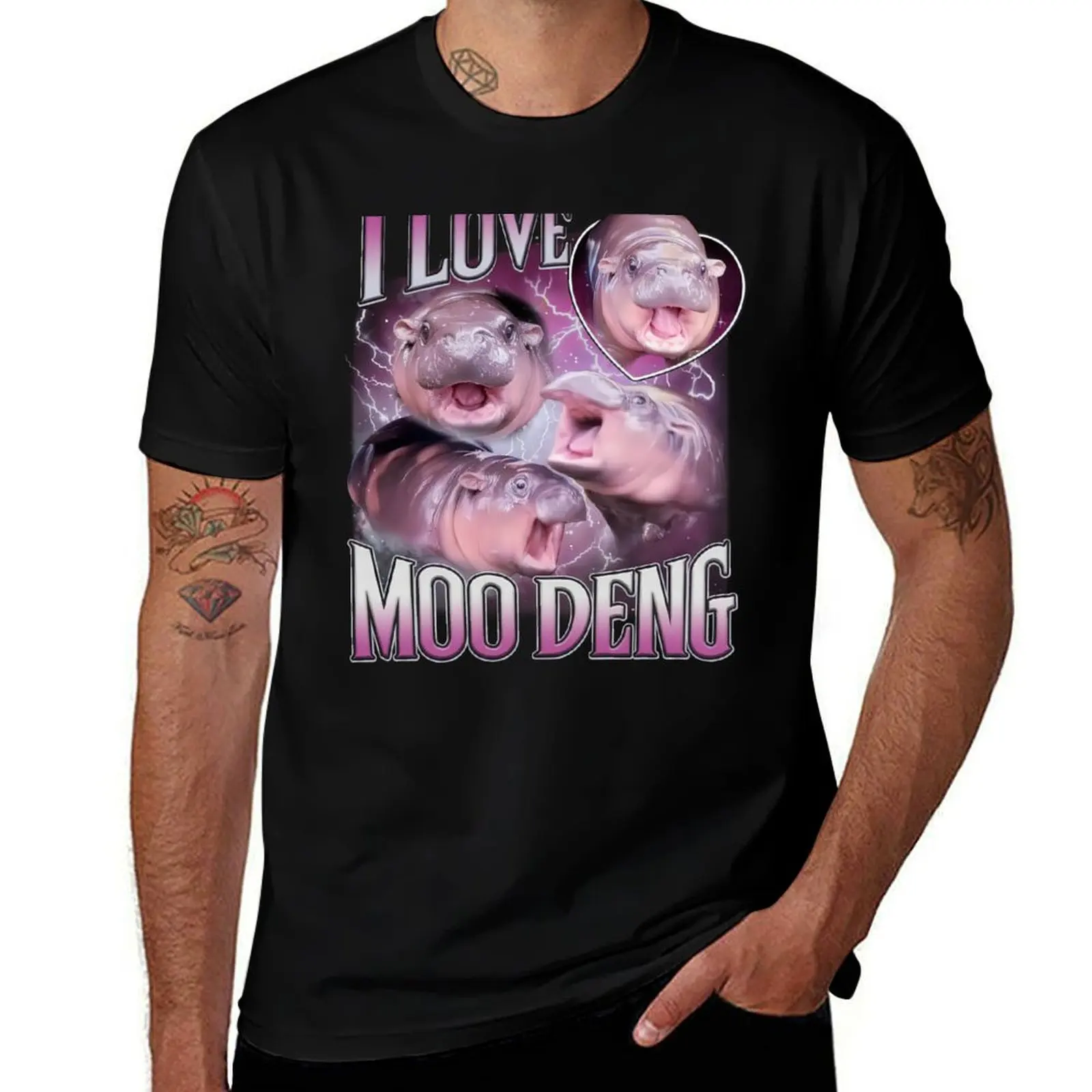 

I Love Moo Deng T-Shirt Moisture Wicking Athletic T-Shirt