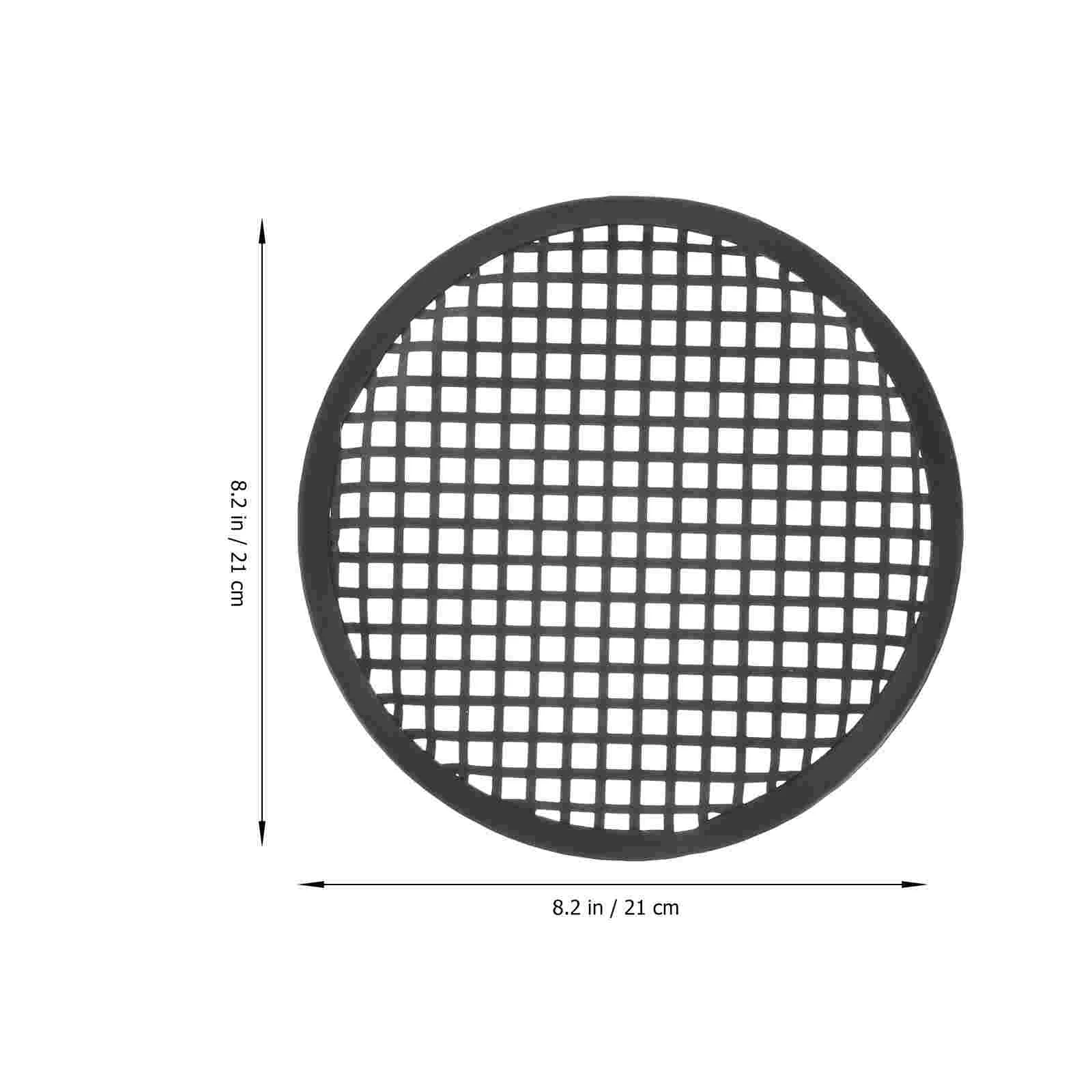 Cold Rolled Steel Speaker Net Sound Grille Car Audio Protection Simple Subwoofer Nets Black Iron Novel