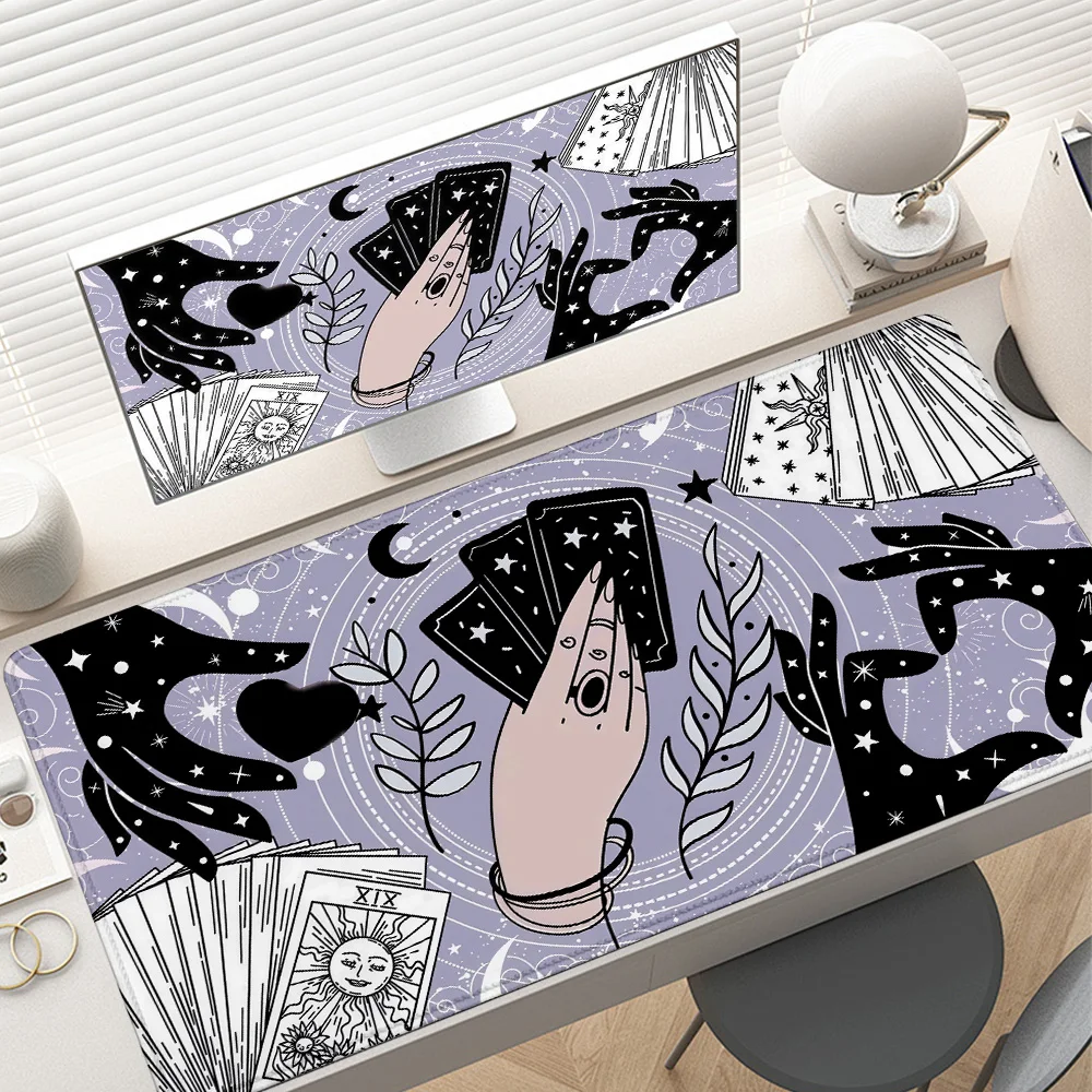 HD XXL Mouse pad Magic Card Mousepad Tarot coloarful computer PC Large waterproof Printing Astrology Keyboard Office desk MAT