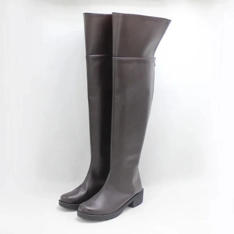 

25COSEren Jaeger обувь для косплея обувь из искусственной кожи Хэллоуин карнавальные ботинки реквизит для косплея на заказ