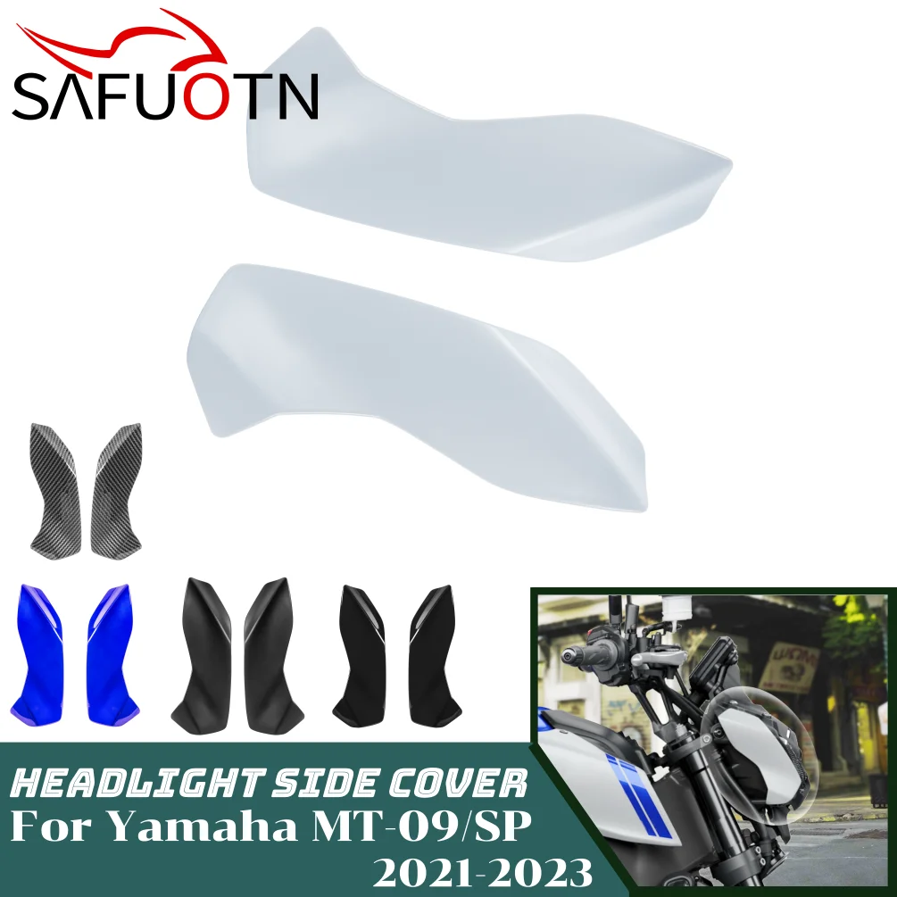 

MT09 Front Headlight Side Panel Fairing Frame Cover For MT-09 MT 09 SP 2021 2022 2023 Motorcycle Trim Accessories