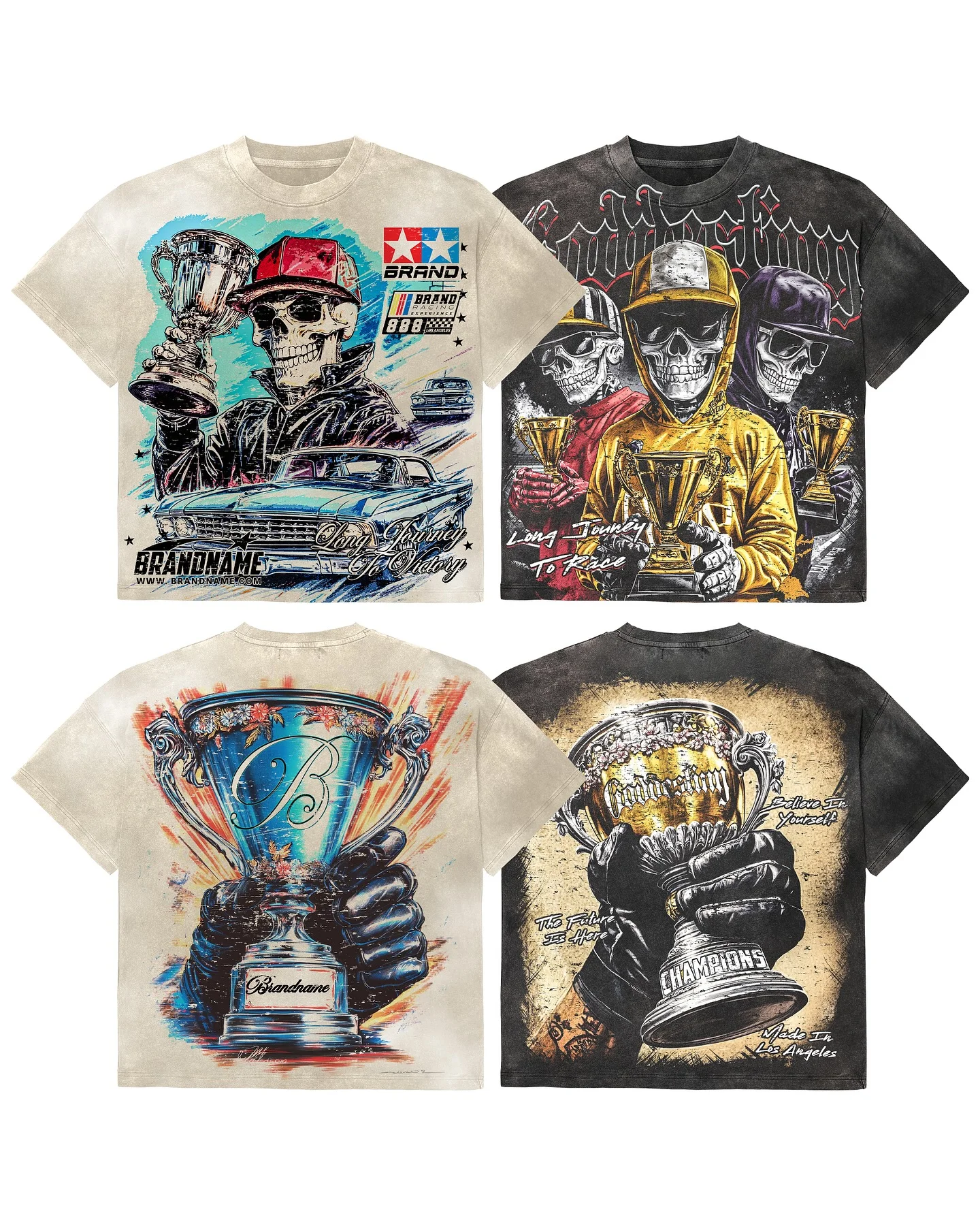 

Champion racing driver graphic t shirts oversized y2k tops gothic streetwear harajuku short sleeve t shirt men clothing