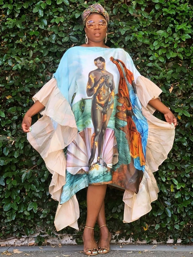 

African Dresses For Women Elegant Wedding Muslim Fashion Abayas Dashiki Robe Kaftan Long Midi Dress Turkish Africa 2026 New