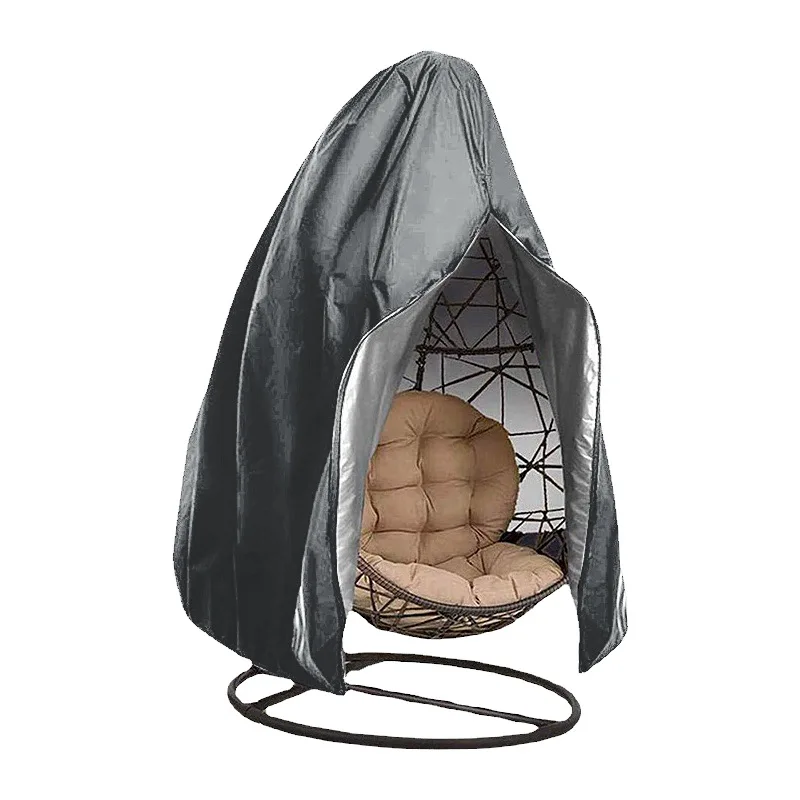 Patio Egg Chair Cover with Zipper,Outdoor Hanging Egg Chair Covers.,UV Resistant,Windproof Heavy Duty,Wicker Egg Basket Cover