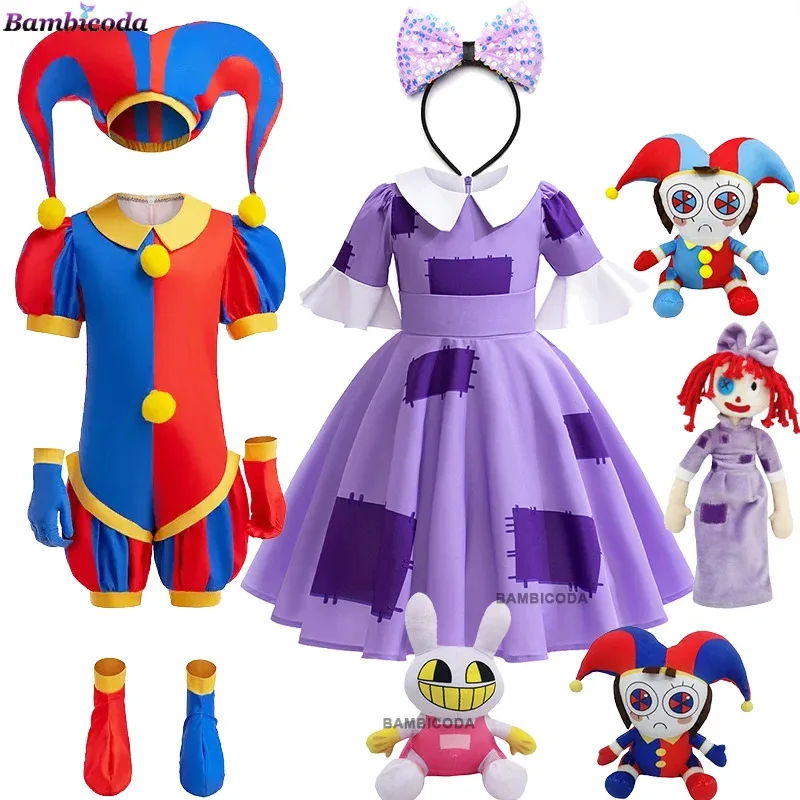 Anime Pomni Children Jumpsuit  - đánh giá và giá Anime Cosplay Youtube Shorts