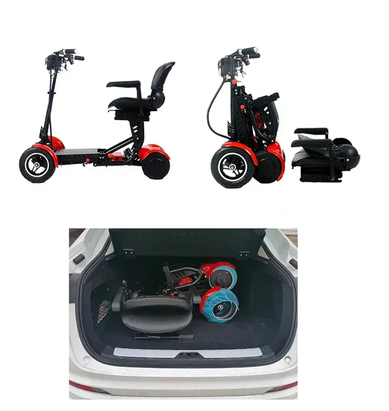 

Comes Standard Weight Capacity 120 kg 4 wheels scooter Hot sales