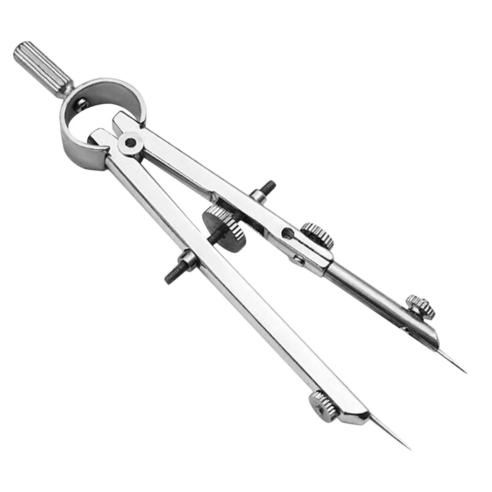 

Spring Compass Metal Reusable Wear-Resistant Compact Portable Drawing Tool For Geometry Art Design Drafting Work Accessory