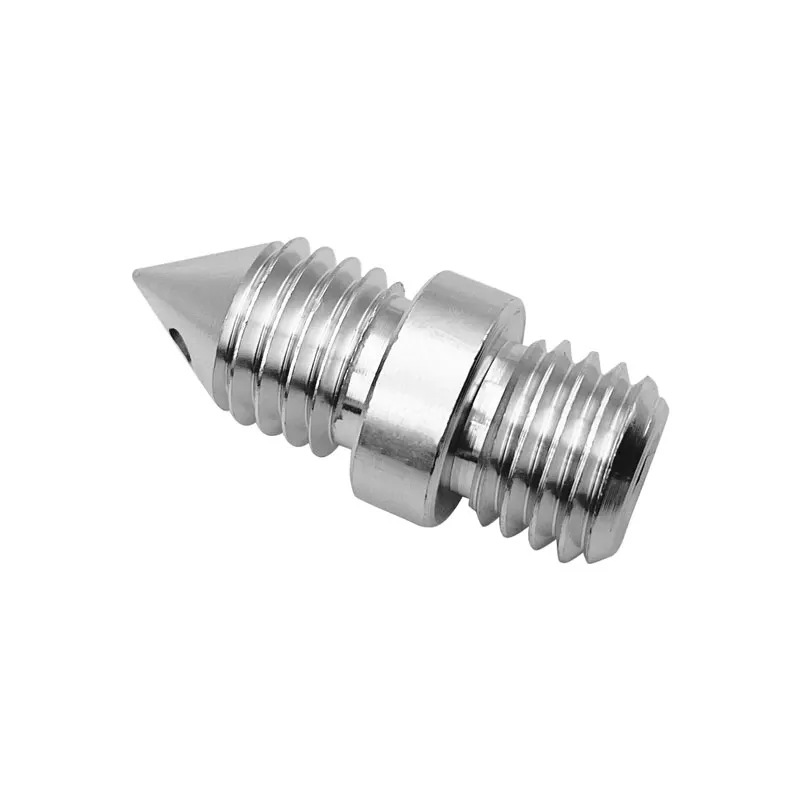 5 قطعة هوك بوب السباكة ل لايكا 102 بريزم مسح القطب محول 5/8x11 موضوع صغير بريزم Adopter نقطة مسح الألومنيوم الفضة