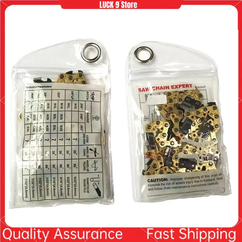 16Inch Chainsaw Saw Chain Blade Carbide Replacement Parts For Power Tools Garden Chainsaw Accessories 2PCS-AB52