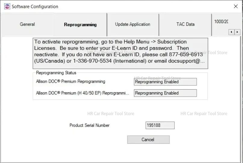 Allison DOC Premium 2024 GEN5 File 2024 أداة خدمة الكمبيوتر مع keygen يمكن أن تعمل لأدوات السيارات NEXIQ #4