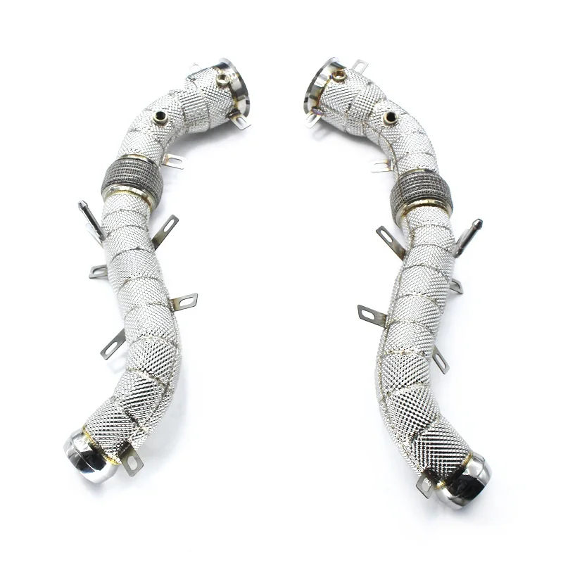 Head Section High flow Pipes Exhaust Pipes branch downpipe Exhaust Pipe with catalyst For Mclaren 540C/570/570S/570GT 