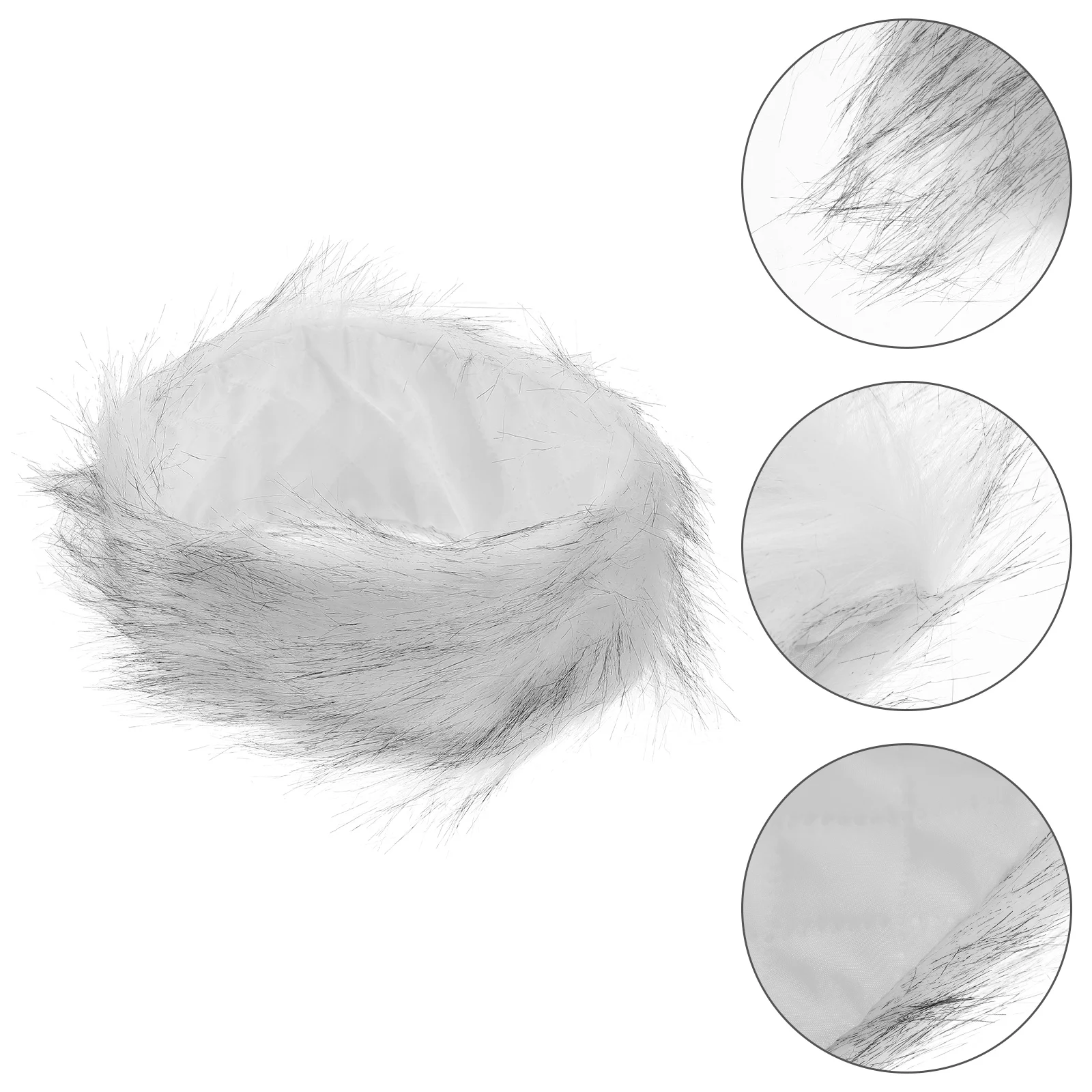 Artificial Fur Headband Faux Fur Headband Decorative Warm Headband Ear Protection Headband For Women Kids Ski Men Outdoor Winter