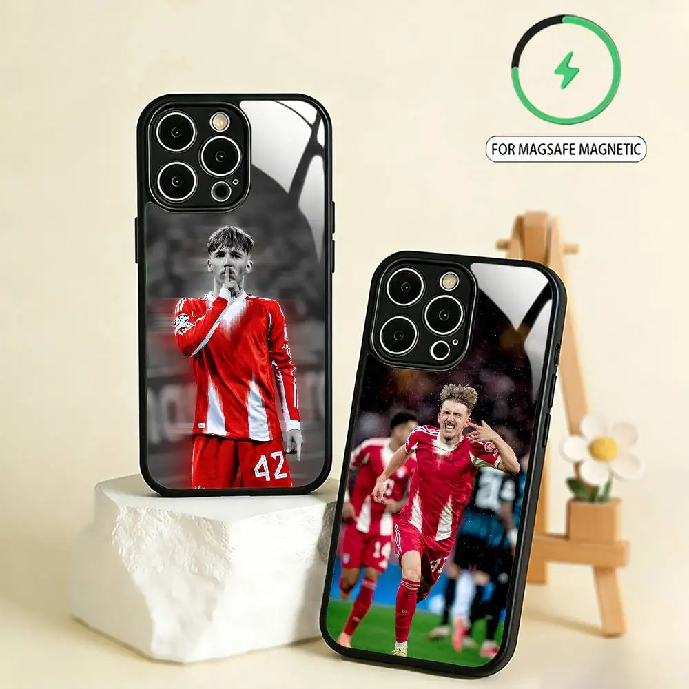 

Football 42 L-Lennart Carl Phone Case For iPhone17,16,15,14,13,12,11 Plus,Pro Max Magnetic For Magsafe Wireless Charging